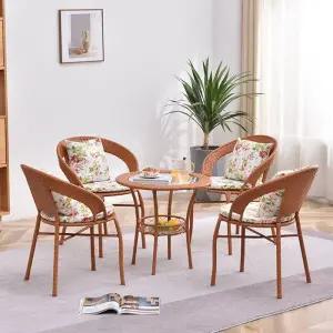 라탄 테이블 업소용 커피 카페 의자 발코니 야외 세트 테라스 실내 루프탑