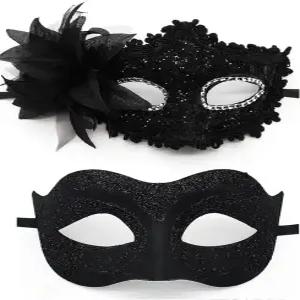 여성 남성을 위한 가면극 남성 커플 베네치아 가면 할로윈 코스튬 마디 그라 파티 무도회 빈티지