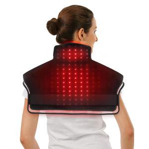 목 어깨 를 위한 쿠코코 레드 라이트 테라피 패드, FSA 웨어러블 HSA 지원 근적외선 랩, 660nm 및 850nm 온열 벨트
