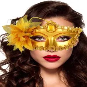 제호프 플라워 가면극 레이스 베네치아 가면 할로윈 마디 그라 파티 의상 여성용