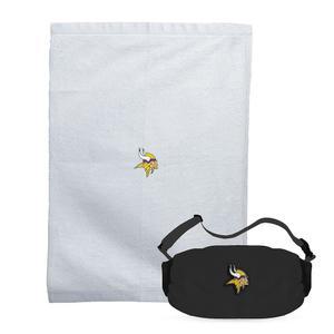 노스웨스트 NFL 미네소타 바이킹스 쿼터백 타월 및 핸드워머, 원 사이즈, 팀 컬러