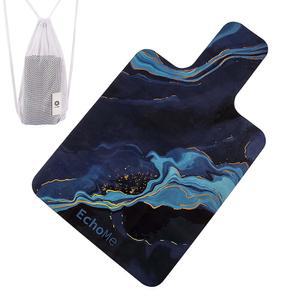 어깨가 있는 에코메 필라테스 리포머 매트 타월, 그립감이 뛰어난 커버, 세탁하기 쉬운 가벼운 휴대용