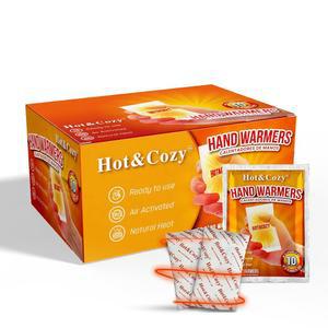 핫앤코지 핸드 워머 - 매우 오래 지속되는 안전한 천연 공기 활성화 무취 핫 최대 10시간의 열 96팩 48켤레
