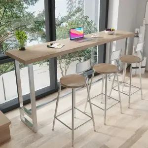 원목 바테이블 3m 베란다 홈바 긴테이블 식탁 조리