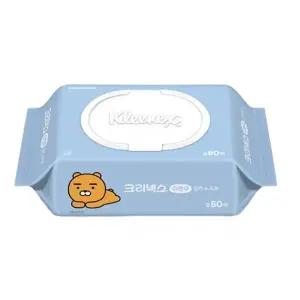 크리넥스 수앤수 물티슈 라이언 캡 80매, 18개