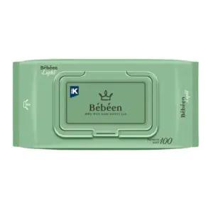 베베앙 라이트 아기물티슈 캡형 100매, 10개