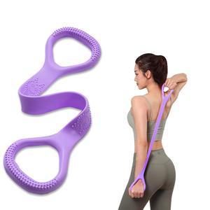 크빗트라 피규어 8 피트니스 저항 밴드, 팔|등 트레이닝 탄력 로프 - 순수 바레 운동 가슴 팔 및 어깨 스트레칭 밴드 기구, 요가, 필라테스,
