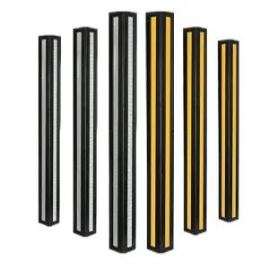 모서리 보호대 주차장 노란색 반사판 충돌방지 10개세트 가드 고무