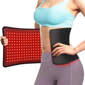 바이탈크로스 24인치, 660nm, 850nm 바디용 대형 레드 라이트 테라피 패드, 허리, 어깨 및 관절을 위한 10-90분 타이머 설정으로 불편함을 하는 근적외선 매트 35w
