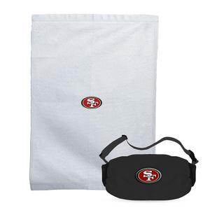 노스웨스트 NFL 샌프란시스코 49ers 쿼터백 타월 및 핸드워머, 원 사이즈, 팀 컬러