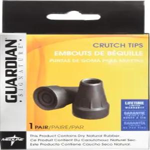 메드라인 G00841 가디언 슈퍼 목발 팁 블랙 7/8인치