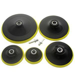 자동차 페인트 케어 연마 패드용 자기 접착 드릴 로드 디스크 및 플록 샌딩 3 인치, 4 5 6 7