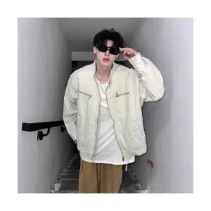 남친 데님 빈티지 점퍼 지퍼 코트 봄가을 상의 해링턴 자켓 패피3