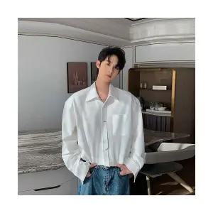 검정 남자 무파마 남방 쿨링 봄가을 형 셔츠 상의 패피3