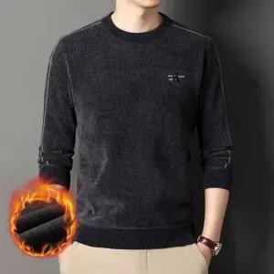 남친 니트 겨울 설니얼 트렌드 라운드 스웨터 기모 패피1