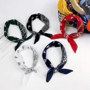 [신상오픈런]빨간색 여자 남자 여름 순면 단체 페이즐리손수건 (29739670)