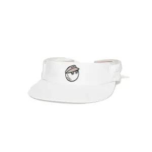 [말본골프] 리본 버킷 바이저 화이트 153617289