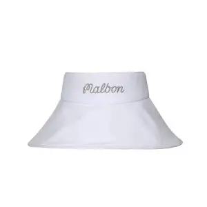 [말본골프] 말본 스크립트 화이트 햇바이저 153617249