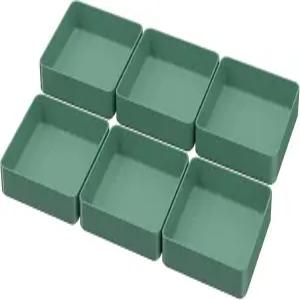 샹세츠이 스퀘어 메이크업 조리대 정리함 홀더 욕실 수납용 스태커블 배니티 트레이