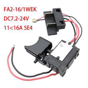 FA2-161WEK 전기 드릴 속도 제어 스위칭 DC7.2-24V 5E4 스위치 조정 가능한 정방향 및 역방향 회전