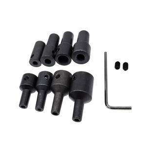 1PCS JT0 B10 B12 어댑터 연결로드 4mm5mm6mm8mm10mm12mm 드릴 척 샤프트 슬리브 강철 구리 커플 링