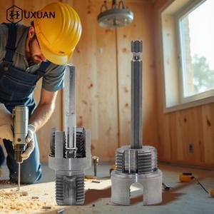 전기 드릴 호환 PVC 파이프 스레더 키트 홈 개선을 위한 통합된 내부 외부 스레드 절단 도구