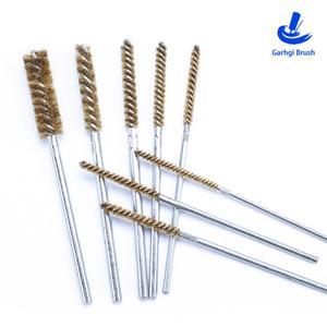 DIY 드릴 트위스트 인 와이어 브러쉬 60x160mm 구리 튜브 브러시 내경 디버링 연마 청소 황동 파이프 클리