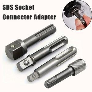 4pcs SDS 소켓 어댑터 육각 섕크 스크루 드라이버 변환기 38 14 12 임팩트 해머 커넥터