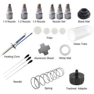 매트 유리 튜브 기관 어댑터 노즐 전기 납땜 제거 스테이션 부품 SS-331H 가열 코어 용 액세서리 교체