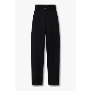 [엠포리오아르마니] 브랜드데이 여성 벨티드 팬츠 다크 153618260