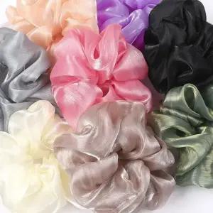 [신상오픈런]쉬폰머리끈 빅사이즈 발레리나 여성스러운 오간자슈슈 (29965502)