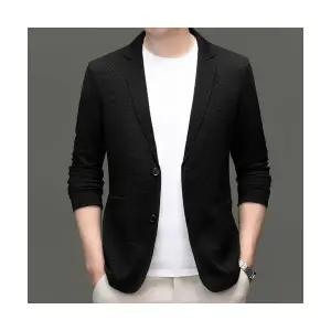 봄가을 싱글 트렌드 코트 상의 스판 정장 남자정장재킷 블레이저 쿨링 얇은 핏 원템3