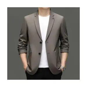 봄가을 싱글 정장 코트 트렌드 얇은 남자정장재킷 블레이저 원템3