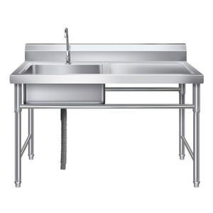 싱크대 세정대 캠핑장 소형 간이싱크대 개수대 조립식 모음 야외설치 사무실 횟집 식당