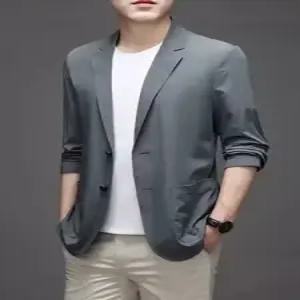 봄 코트 캐쥬얼 상의 남자정장재킷 정장 이른 단색 원템1