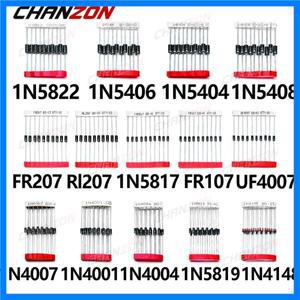 14 값 고속 스위칭 쇼트키 다이오드 모듬 키트 1N4001 FR207
