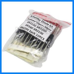 50PCS=5값*10PCS 쇼트키 다이오드 모듬 키트 SR3100 각 10PCS