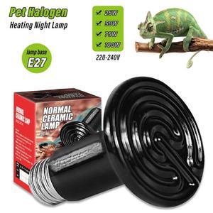 파충류 애완 동물 세라믹 거북이 브로더 네트워크 220V 따뜻한 버튼 램프 가정용 나무