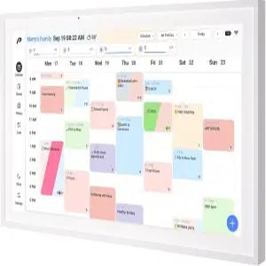 디지털 캘린더 15.6인치 월 플래너 및 안무 차트 충전식 풀 HD 터치스크린 디스플레이 휴대용 스마트