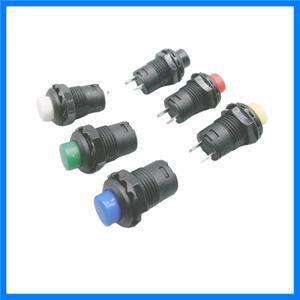 6pcs 12mm 잠금 래칭 오프-온 푸시 버튼 스위치 유지 고정 DS-428