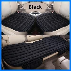 블랙 카시트 쿠션, 미끄럼 방지 고무 바닥 및 수납 주머니가 있는 패드, 차량 트럭 밴 SUV 사무실 의자용