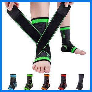 조깅 조절식 발목 지지대, 압박 보호대, 축구 농구 나일론 니트 체육관 밴드 스트랩