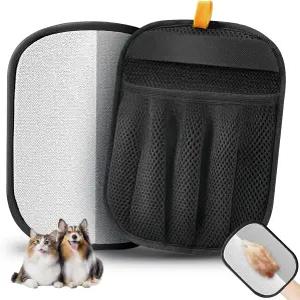 고양이와 강아지를 위한 반려동물 제모 장갑 다섯 손가락 정전기 재사용 가능한 도구 소파용 강아지 제모제