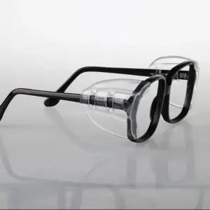 보호 클리어 고글 사이드쉴드 안전 쉴드 안경 눈 측면