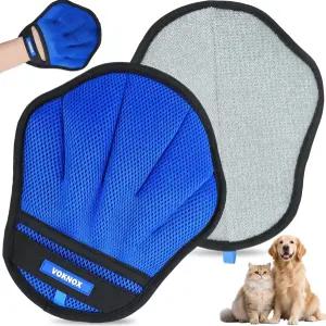 개와 고양이를 위한 복녹스 애완동물 털 제거 장갑 가구 소파 카펫 및 카시트용 정전기 다섯 손가락 제거기