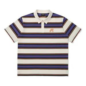 [말본골프] 스트라이프 폴로 티셔츠 네이비 153622723