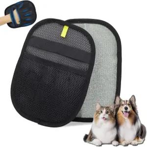 고양이와 강아지를 위한 롤사이즈 애완동물 털 제거 장갑 업그레이드된 다섯 손가락 정전기 세탁 소파 카펫