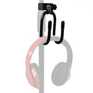 헤드폰, 코드, 탬버린 등을 위한 YYST 마이크 스탠드 클램프 온 스튜디오 헤드폰 걸이 홀더 후크 랙 - 악기 없음 (1)