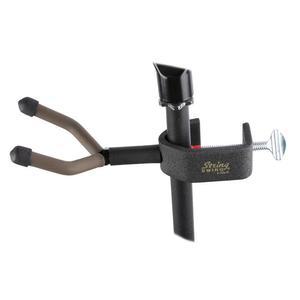 마이크 스탠드와 음악 스탠드를 위한 줄 스윙 우쿨렐레 또는 만돌린 행거 스탠드 CC04UK에 만돌린을 안전하게 걸 수 있습니다