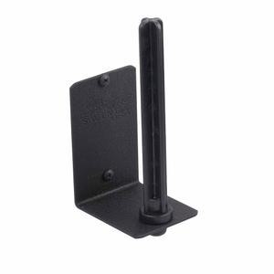 스트링 스윙 플루트 걸이 - 모든 플루트를 위한 평평한 벽 홀더 스탠드 액세서리 홈 또는 스튜디오 하드 케이스 없이 안전한 악기 내구성 있는 블랙 파우더 코팅 스틸 HH15-FW